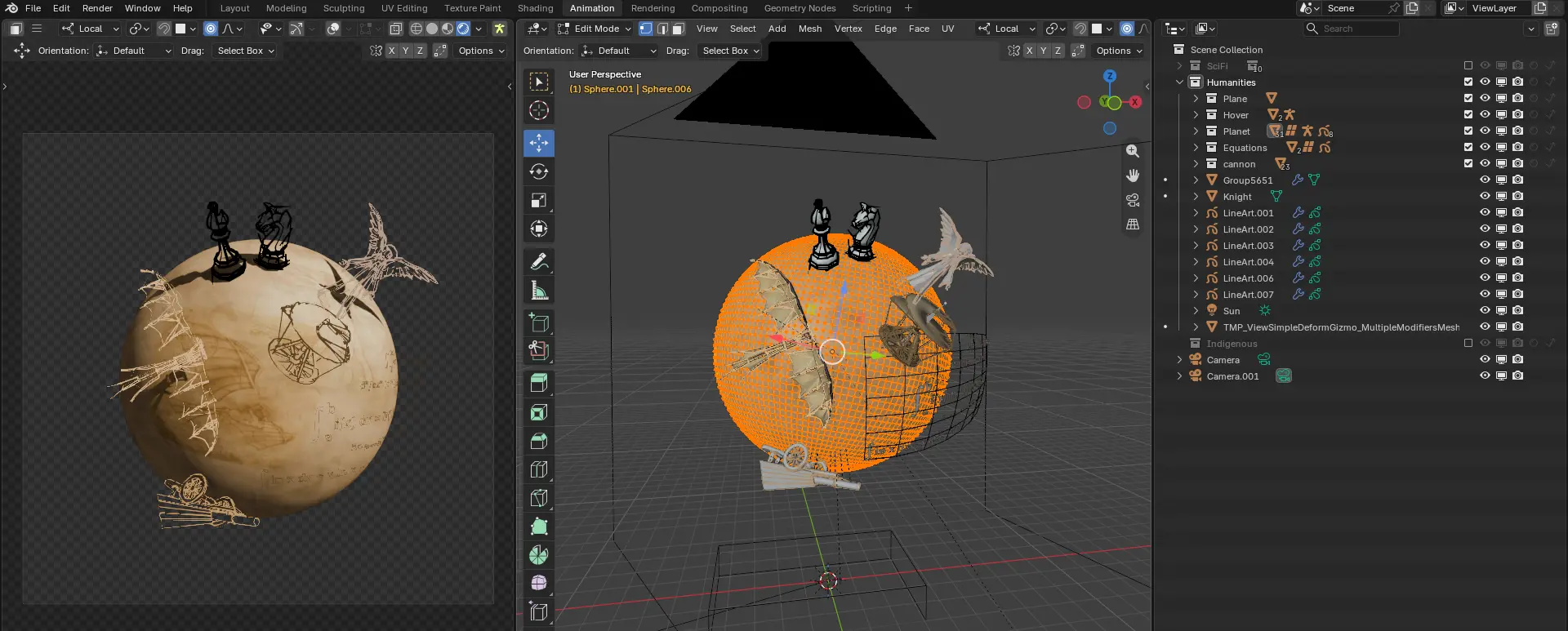 Blender viewport